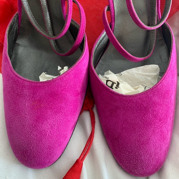 Gianni Versace made in Italy woman’s heels purple/ fuchsia color size 37 - Picture 14 of 16